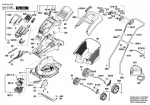 Bosch 3 600 H81 E01 ROTAK 34 LI Lawnmower Spare Parts